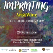 FLYER IMPRINTING ART&WINE PER IL GIUBILEO DI ROMA